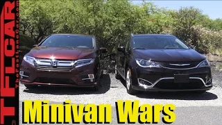 2018 Honda Odyssey vs Chrysler Pacifica Minivan Matchup Review: The Minivan Wars Are Back!