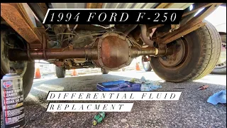 Ford F-250 HD Rear Differential Fluid Change (1994 4.9L)