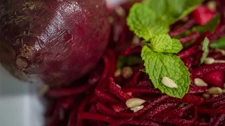 The Best Raw Beet Jicama Salad with Spicy Lime Dressing