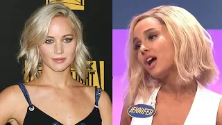 Jennifer Lawrence Reacts To Ariana Grande's Impression Of Her & Dishes On BF