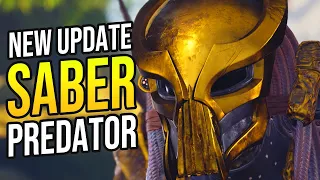 SABER PREDATOR in Predator Hunting Grounds Gameplay "Invisible BOT, New Update, Mask" Alpha Predator