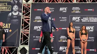 UFC 245 Usman Vs. Covington Weigh-In