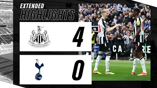 Newcastle United 4 Tottenham Hotspur 0 | EXTENDED Premier League Highlights