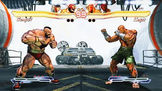 Zangief & Chun Li vs Sagat & Dhalsim (Hardest) Street Fighter X Tekken