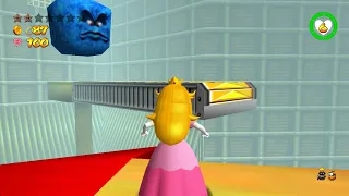 Lets Play - Super Peach 64 - Part 4: Upstairs + 120 Stars!