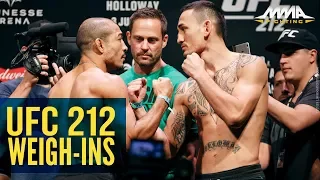 UFC 212 Ceremonial Weigh-In Highlights - MMA Fighting