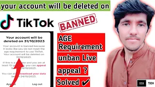 How to recover ban  account Tiktok |unban permanently tiktok account |Your account will be deleted