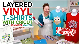 How to Layer Vinyl on a Shirt - Beginner Friendly!