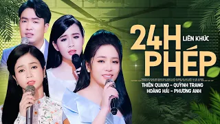 Lk 24 Giờ Phép - Liên Khúc Nhạc Vàng Hải Ngoại Hay Nhất 2024