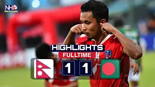 HIGHLIGHTS: Nepal 1-1 Bangladesh | SAFF CHAMPIONSHIP 2021