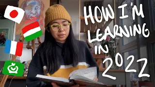 2022 Language Goals! | 🇯🇵, 🇭🇺, 🇫🇷 + Arabic