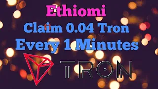 Short Claim 0.04 Tron every 1 Minutes pay you instantly on faucetpay