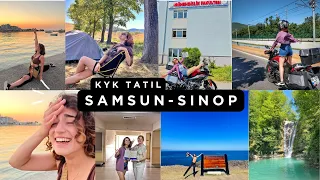 Samsun - KYK Yurdunda Bedava Tatil 2023 - Motosiklet Solo Uzun Yol - Sinop Kamp