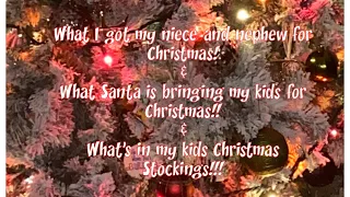 What’s in my kids Christmas Stockings & More! | Stocking Stuffers/Gift Ideas