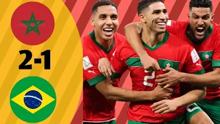 Morocco vs brazil(2-1) All Extended highlights & goals 2023 | #profootball