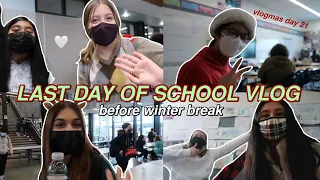 last day of school before WINTER BREAK 2021 | vlogmas day 21