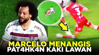 DETIK-DETIK MARCELO TAK SENGAJA P4T4HKAN KAKI PEMAIN ARGENTINOS JUNIORS