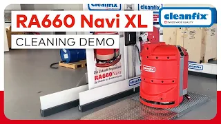RA660 Navi XL - Cleaning Demo with App & Docking Station | Cleanfix