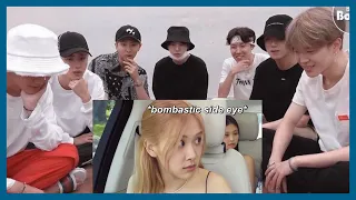 BTS reaction to Blackpink being a chaotic mess in america