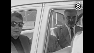 Clark Gable and Burt Lancaster visit San Diego in 1957 to film movie "Run Silent, Run Deep"