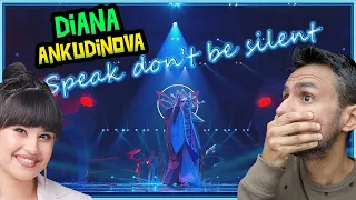 DIANA ANKUDINOVA (Диана Анкудинова) Speak don't be silent  (REACTION) "Masked singer show" Ep.2