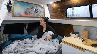 Living in a van and sick / Solo van life