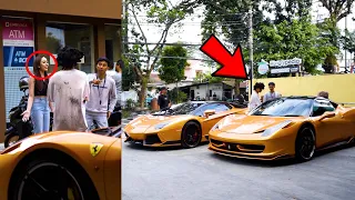 GEMBEL SULTAN BELI 2 MOBIL SPORT SEKALIGUS !! CEWE MATRE LANGSUNG KENA MENTAL !!?