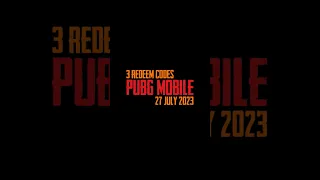 3 NEW REDEEM CODES for PUBG Mobile | 27 July 2023 #shorts #pubgmobile #redeemcode