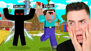 "ON" TROLL NA NOOBKU w Minecraft! 😱