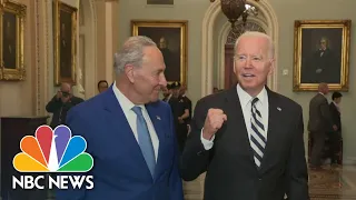 Biden Pushes Senate Democrats To Unite on $3.5 Trillion Spending Proposal