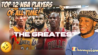REACTING TO TOP 12 NBA PLAYERS OF ALL TIME !!