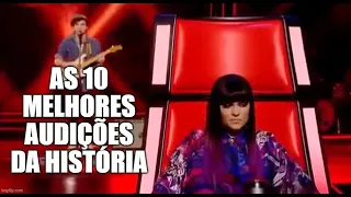 The Voice - As 10 Melhores Audições do Mundo de Acordo com Jurados