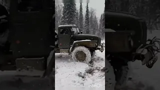 УРАЛ 4320 6x6 с прицепом на бездорожье!