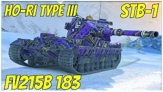 FV215b 183, Ho-Ri Type III & STB-1 ● WoT Blitz