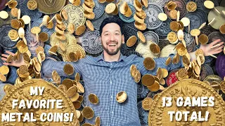 My Top 10 (+3) Metal Coin Sets for Board Games!