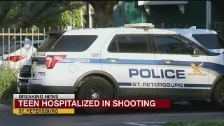 15-year-old hospitalized in St. Pete shooting, officials say