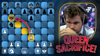 I SACRIFICED QUEEN IN MY GAME AGAINST ANISH GIRI!