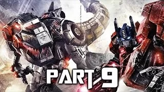 Transformers Rise of the Dark Spark Walkthrough Gameplay Part 9 - T-Rex (PS4)