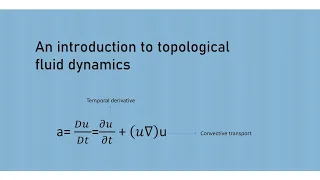 An introduction to topological fluid dynamics part 1