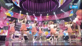 [150315] Lovelyz - Hi~ @ SBS Inkigayo