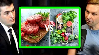 Meat-based vs Plant-based Diet for Longevity | David Sinclair and Lex Fridman