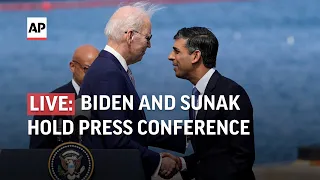 LIVE | Biden and U.K. Prime Minister Rishi Sunak hold joint press conference