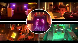 Minecraft Legend - All Bosses Fight & Ending