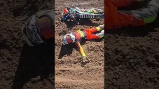 call the ambulance?.....kids! 🤣 #motocross #fail #shorts