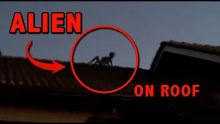 ALIEN on roof Caught on Camera in Brazil