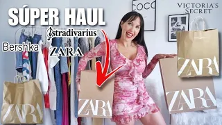 ARRASANDO EN ZARA, STRADIVARIUS, BERSHKA...¡SÚPER HAUL AVANCE VERANO Y PRIMAVERA!  ROPA PRECIOSA 😍