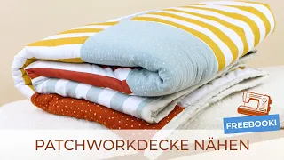 PATCHWORKDECKE nähen ♥