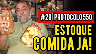 COMO ESTOCAR CONSERVAS | ARMAZENAR ALIMENTOS PARA O FUTURO | PROTOCOLO 550 DE SOBREVIVENCIALISMO #20