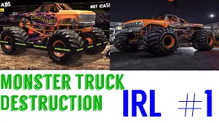 Monster Truck Destruction IRL #1