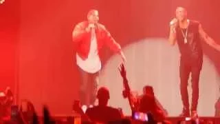 Chris Brown & Trey Songz singing "Bump & Grind" (BTS Tour Chicago)